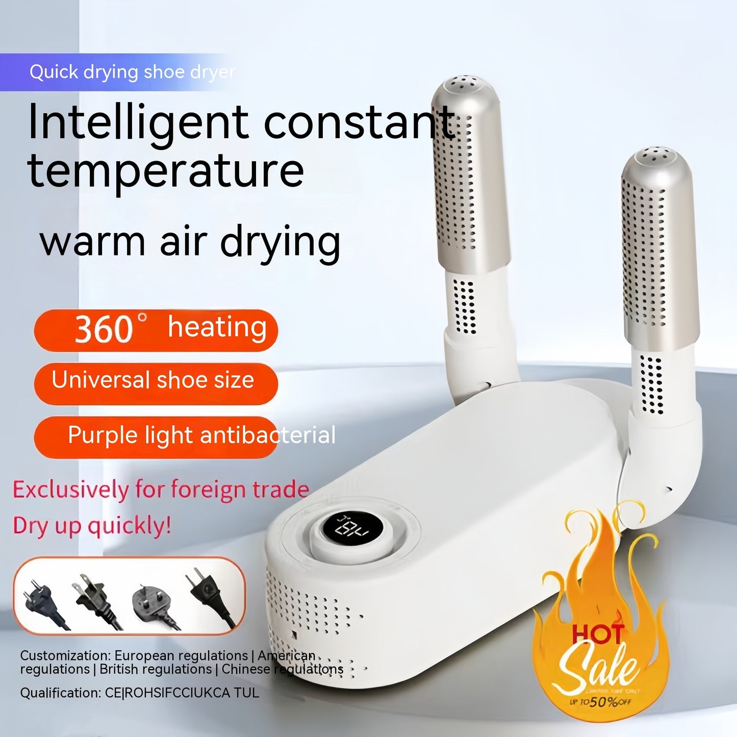 Shoe Deodorizer And Dryer - Home use